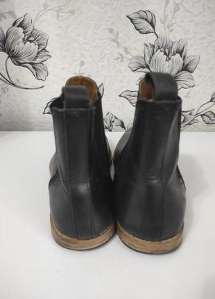 Ботинки челси кожаные topman 41,5-42р 5
