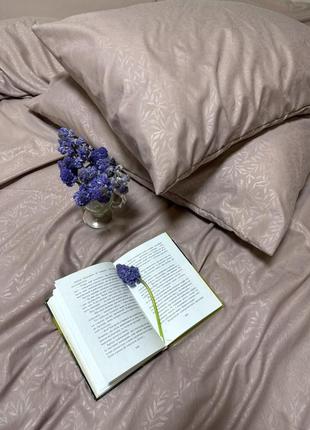 Постільна білизна з полісатину, сатиновий набір, беж, мокко, однотонна постільна...