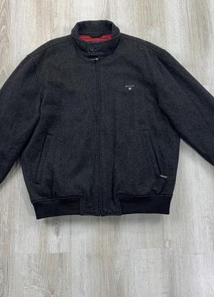 Мужской шерстяной бомбер gant