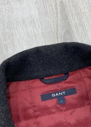 Мужской шерстяной бомбер gant7 фото