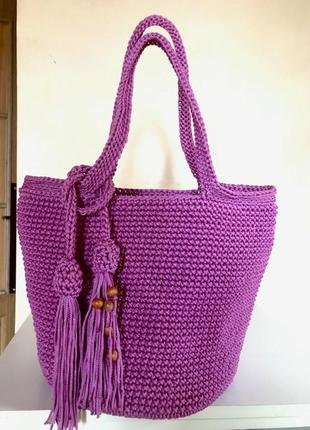 Сумка вязаная ручной работы