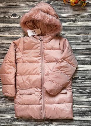 Куртка єврозима подовжена, демі young style, intertek, 110-128