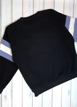 💥1+1=3 стильний чорний світшот светр оверсайз nyc george, розмір 48 - 503 фото