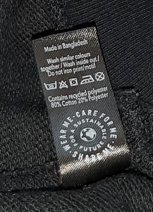 💥1+1=3 стильний чорний світшот светр оверсайз nyc george, розмір 48 - 507 фото