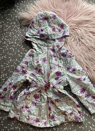 Куртка ветровая на девочку 2-3 года