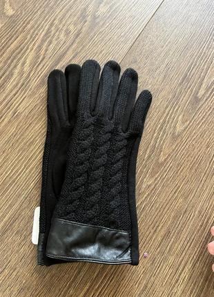 Sale💙 перчатки женские черные новые