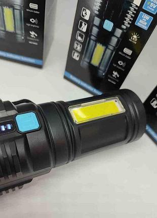 Ліхтар ліхтарик б/в ліхтар ls03 на 4 led з боковим світлом cob