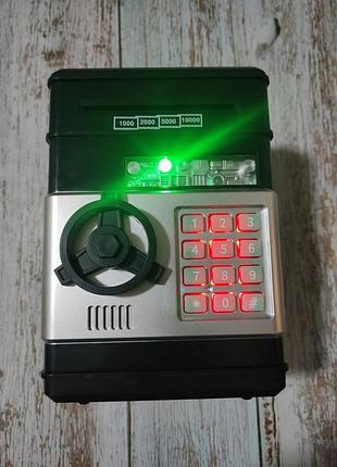 Сейф копилка number bank, копилка