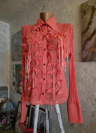 Шикарная блуза блузка гофре favori