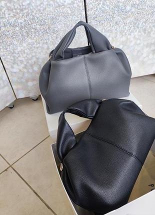 Шикарна трендова сумка натуральна шкіра