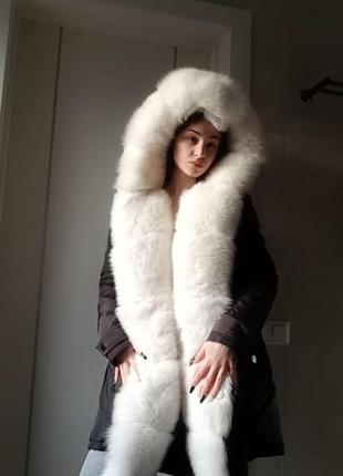 Зимова парка з песця