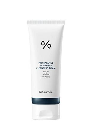 Пінка для вмивання з пробіотиками dr.ceuracle pro balance soothing cleansing foam