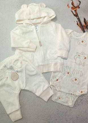 Nb,3м,6м,9м,12м костюми, комплекти carters махрові, боді,штани,кофта