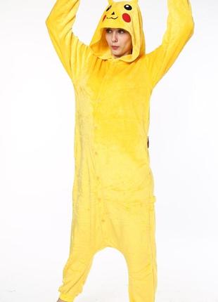 Кигуруми пикачу s m l xl пижама костюм