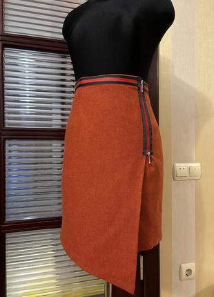 Теплая юбка из шерсти