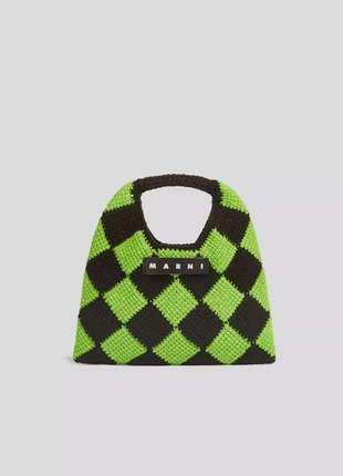 Новая вязаная крючком сумка в стиле marni