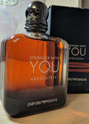 Armani stronger with you absolutely. 100 ml.оригінал 100%.