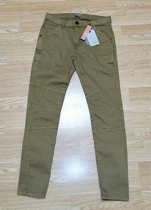 Шикарные коричневые джинсы zara kids collection made in egypt с биркой 13/14 лет