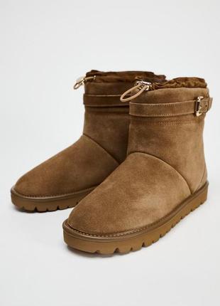 Замшеві черевики уггі zara6 фото