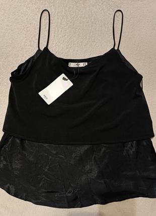 Низкая цена. шикарная майка. мng. xs/s. новая..майка фирменная. топ. блуза.