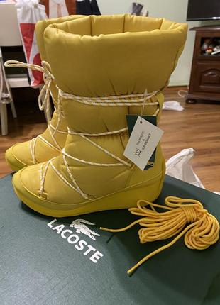 Зимові чоботи розмір 37,39 Nvy lacoste