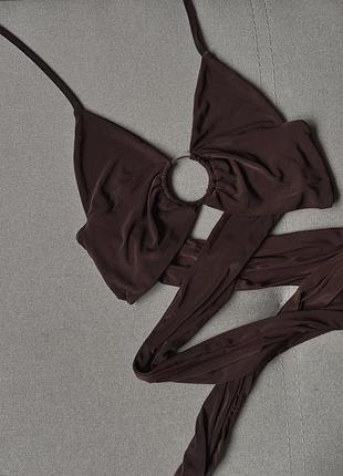 Шоколадный топ с кольцом