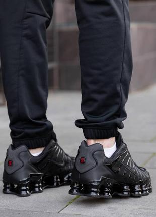 Чоловічі кросівки nike shox tl black7 фото