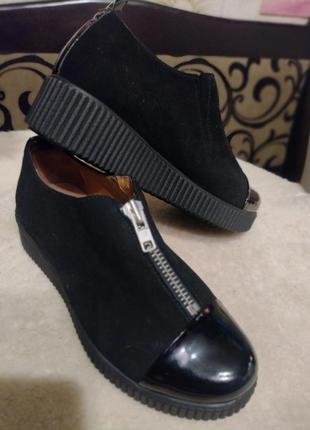 Туфли, ботинки кожаные с ортопедической стелькой 36 р