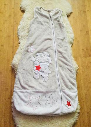 My little bear 110 зріст, флісовий утеплений спальник, всередині -cotton 100%. наповнювач -синтепон.