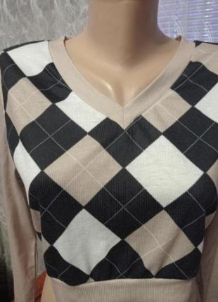 Кроп-топ с длинным рукавом от shein.