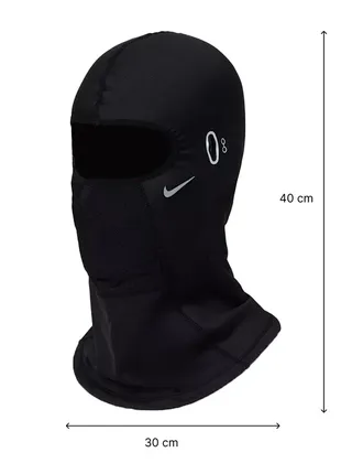 Балаклава nike чорна на флісе5 фото