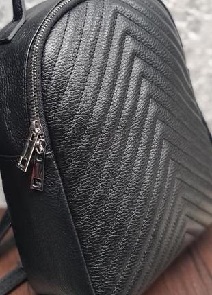 Шкіряний жіночий рюкзак італія