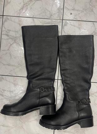 Сапоги кожаные2 фото