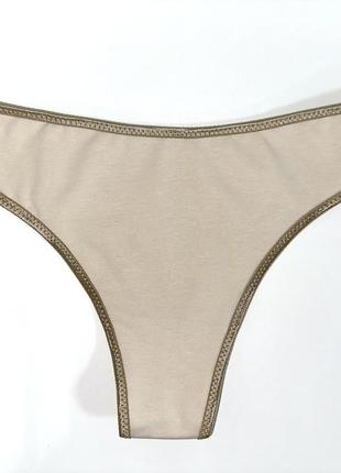 Трусики стринги ручной работы из кулира