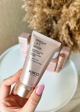 Маска для лица kiko milano bright lift mask с интенсивным лифтинговым эффектом