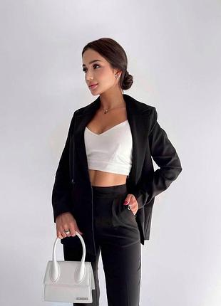 Стильный брючный костюм 
размер: 42-44, 46-48
▪️тканина: костюмка