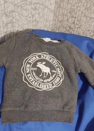 Махровий світшот на хлопчика 1,5- 2 рочки