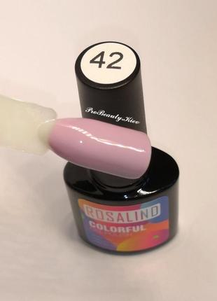 №42 гель лак 10 мл rosalind емаль палітра кольорів в фото галереї probeauty