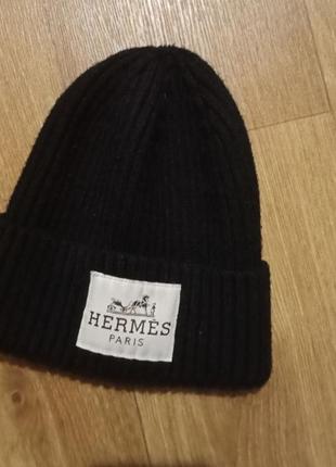 Шапка hermes paris/шапка хермес