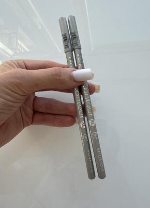 Сріблий контурний олівець для очей тіні для повік2 фото