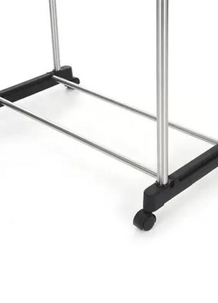 Телескопічна стійка-вішалка для одягу — double pole clothes horse2 фото