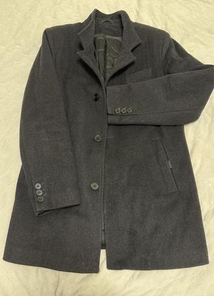 Пальто мужское черное