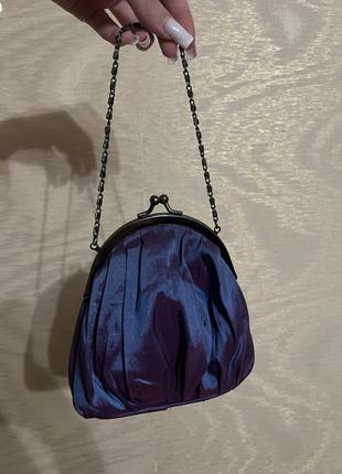 Сумочка вінтажна фіолетова