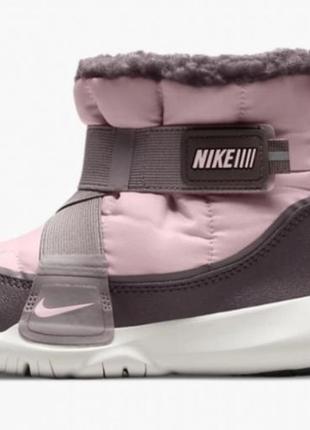 Оригинальные утепленные дутики niike flex advange pink