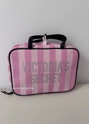 Дорожная косметичка виктория секрет. кейс victoria’s secret