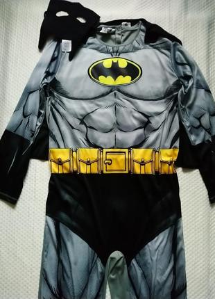 Карнавальный костюм косплей бэтман batman m размер с накидкой и маской
