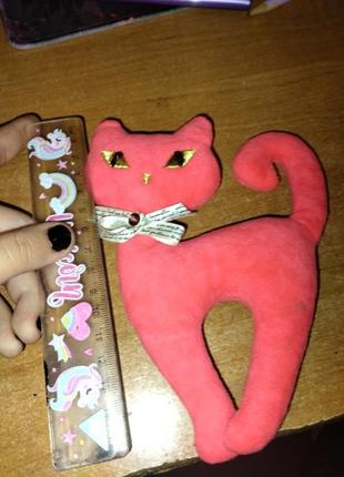 Мягкая игрушка кошки, 18 сантиметров, новая 3