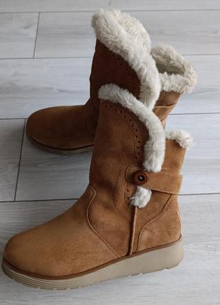 Сапоги зимние skechers keepsakes