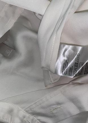 Молочна атласна сорочка з карманами блуза шовкова сорочка карго h&m сатиновая рубашка экрю атласная рубашка3 фото