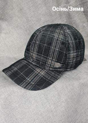 Теплая бейсболка кепка осень зима, мужская бейсболка с ушами тепла, бейсболка вельвет на флисе, черная бейсболка утепленная мужская